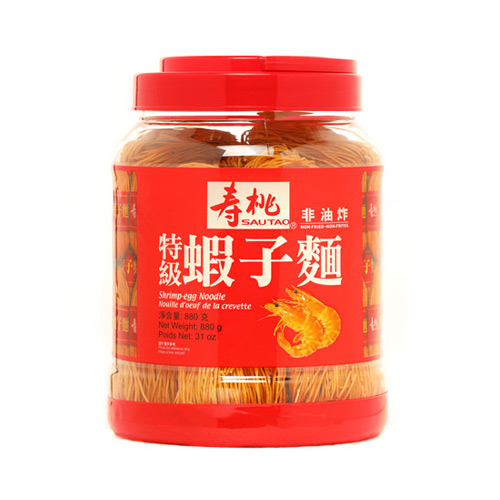 Sau Tao Brand Shrimp-egg Noodle<br/>寿桃牌特级蝦子面(桶庄)