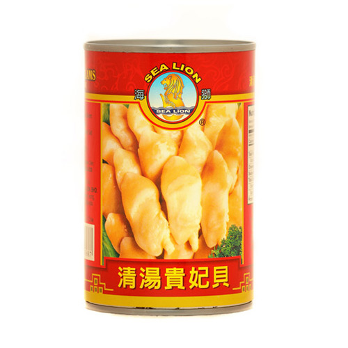 Sea Lion Brand Razor Clams In Brine <br/>海狮牌清汤贵妃贝