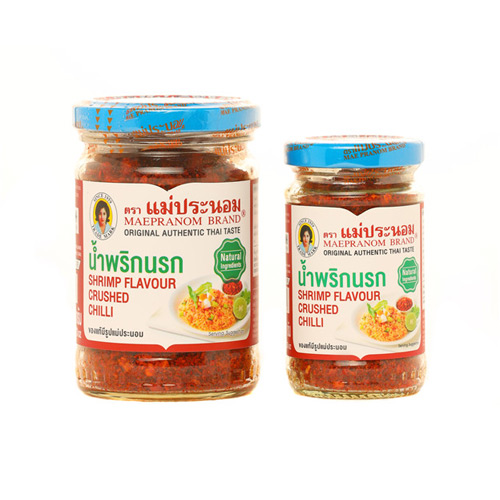 Mae Pranom Brand Shrimp Flavour Crushed Chilli  <br/>夜巴侬牌地狱辣酱