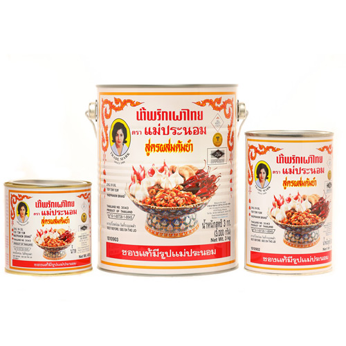 Mae Pranom Brand Thai Chili In Oil <br/>夜巴侬牌泰式辣椒膏<br/>酸辣汤料