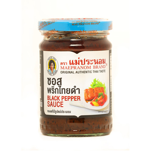Mae Pranom Brand Black Pepper Sauce  <br/>夜巴侬牌黑胡椒酱