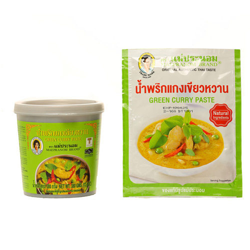 Mae Pranom Brand Green Curry Paste  <br/>夜巴侬牌青咖喱辣酱汤料