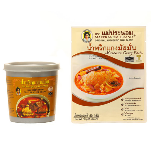 Mae Pranom Brand Masaman Curry Paste  <br/>夜巴侬牌马斯曼辣酱汤料