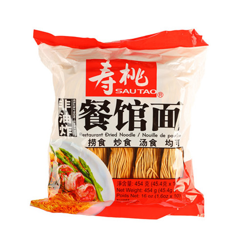 Sau Tao Brand Restaurant Dried Noodle<br/>寿桃牌餐馆面