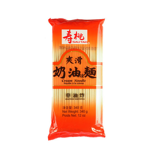 Sau Tao Brand Cream Noodle <br/>寿桃牌爽滑奶油味面