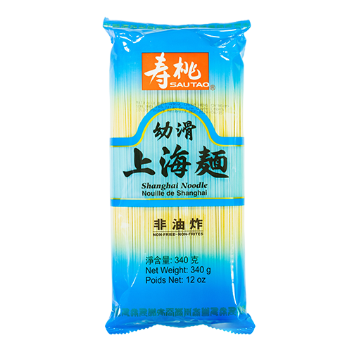 Sau Tao Brand Shanghai Noodle <br/>寿桃牌幼滑上海面
