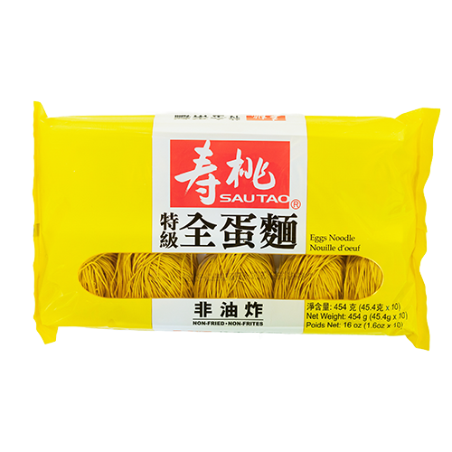 Sau Tao Brand Eggs Noodle<br/>寿桃牌特级全蛋面