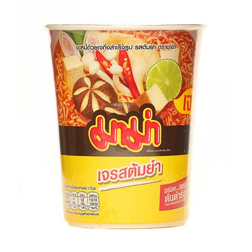 Mama Brand Oriental Style Vegetarian Instant Cup Noodles Shiitake Flavour <br/>妈妈牌即食(斋)<br/>香菇豆腐杯面